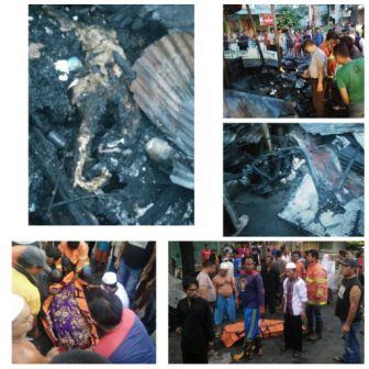 Nasib Nenek Paruh Baya di Rohil, Tewas Terpanggang Dikios Bensin Miliknya
